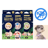 Kẹp Dạ Quang Ngừa Ve Rận Cho Chó Mèo Jungle Monster Walking Mate Neon Clip - Paddy Pet Shop